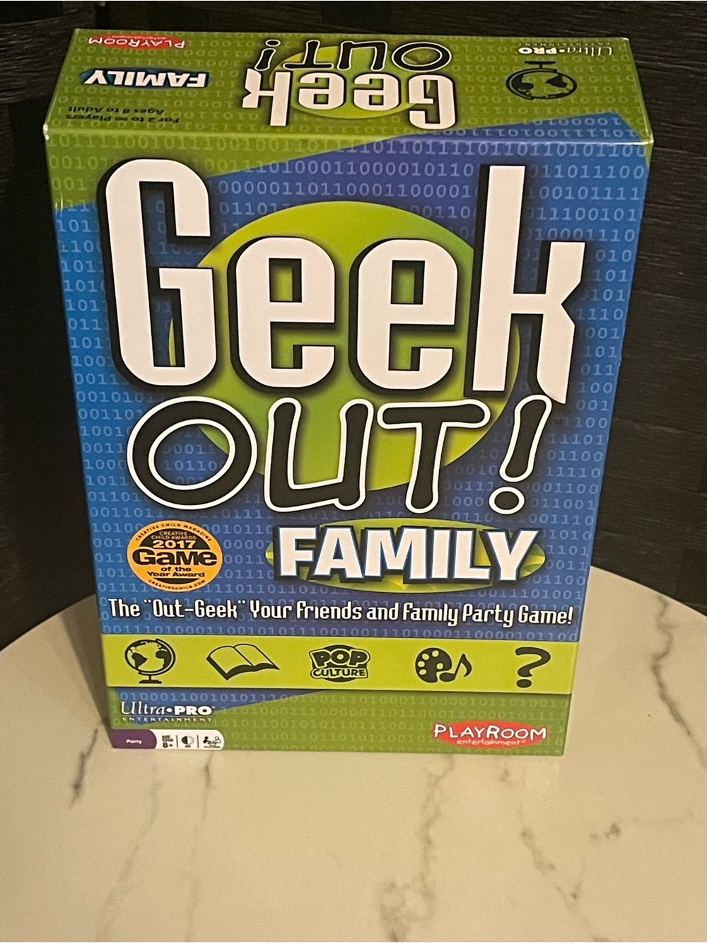 Geek Out Board Game Family night collectible game lover 2017 fun
